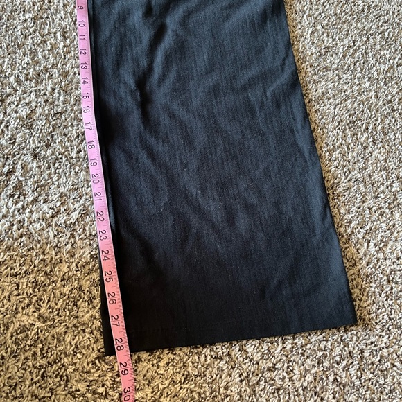 (EUC) Elegant Black  Cuffed Wide Leg Women's Jeans - Picture 8 of 9